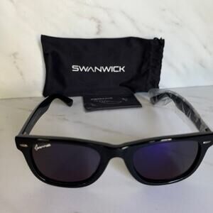 Swanwick sunnies Henley black regular Blue Blocking Glasses perfect